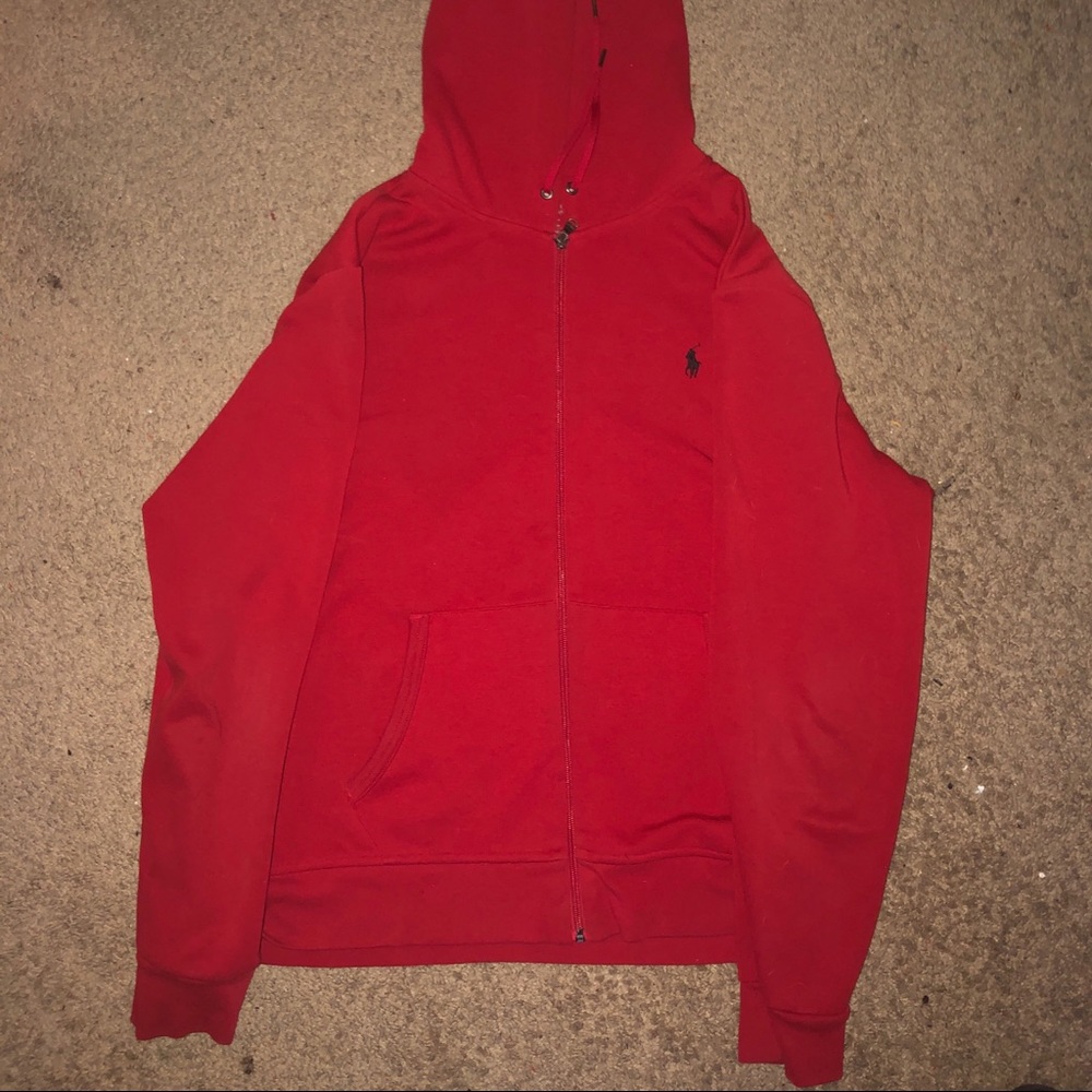 Red Polo Jacket